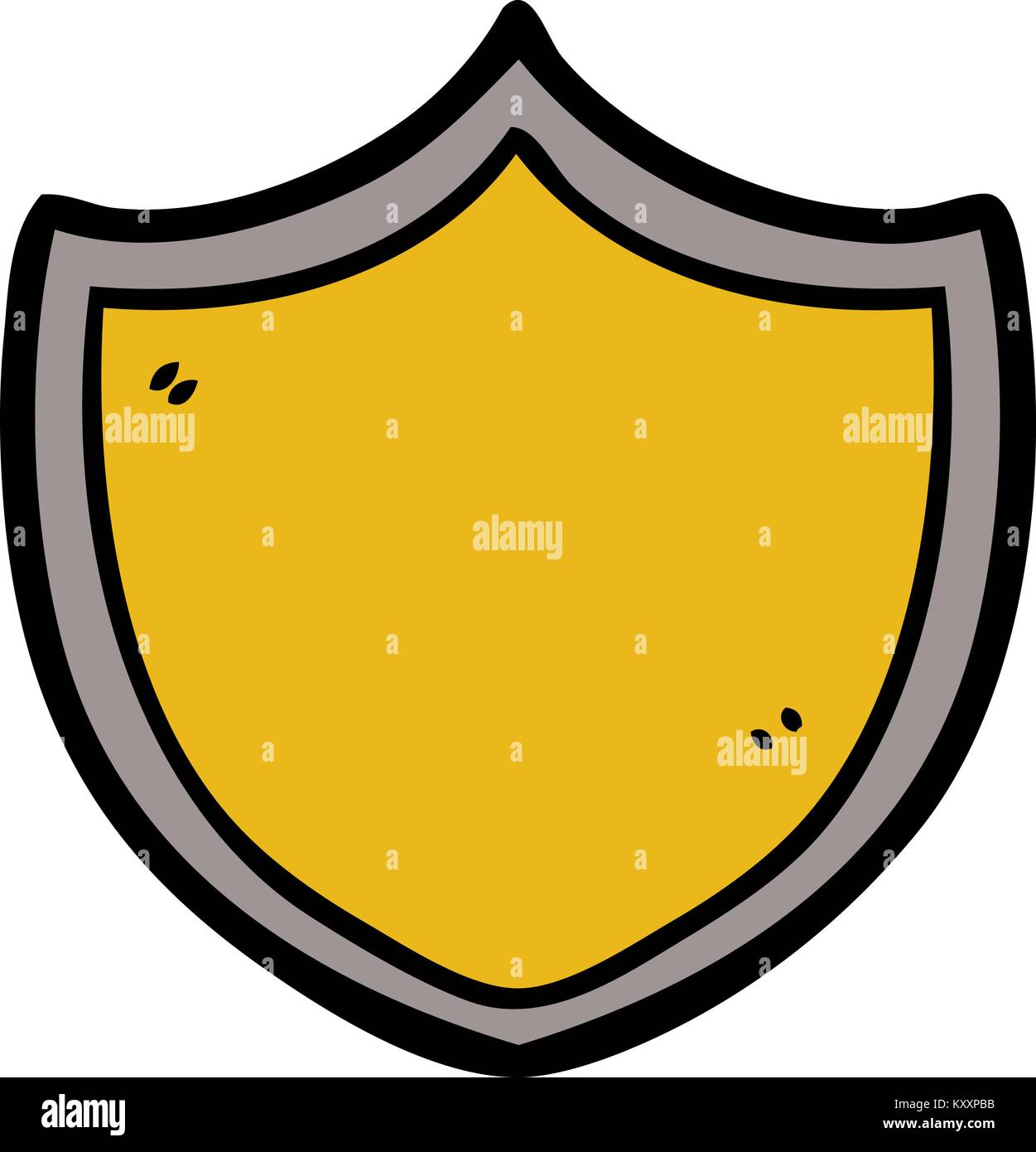 Escudo de dibujos animados Imagen Vector de stock Alamy