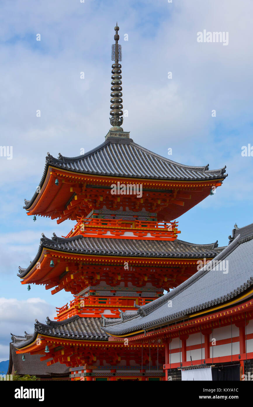 El Templo de Higashiyama en Kyoto, Japón. Foto de stock