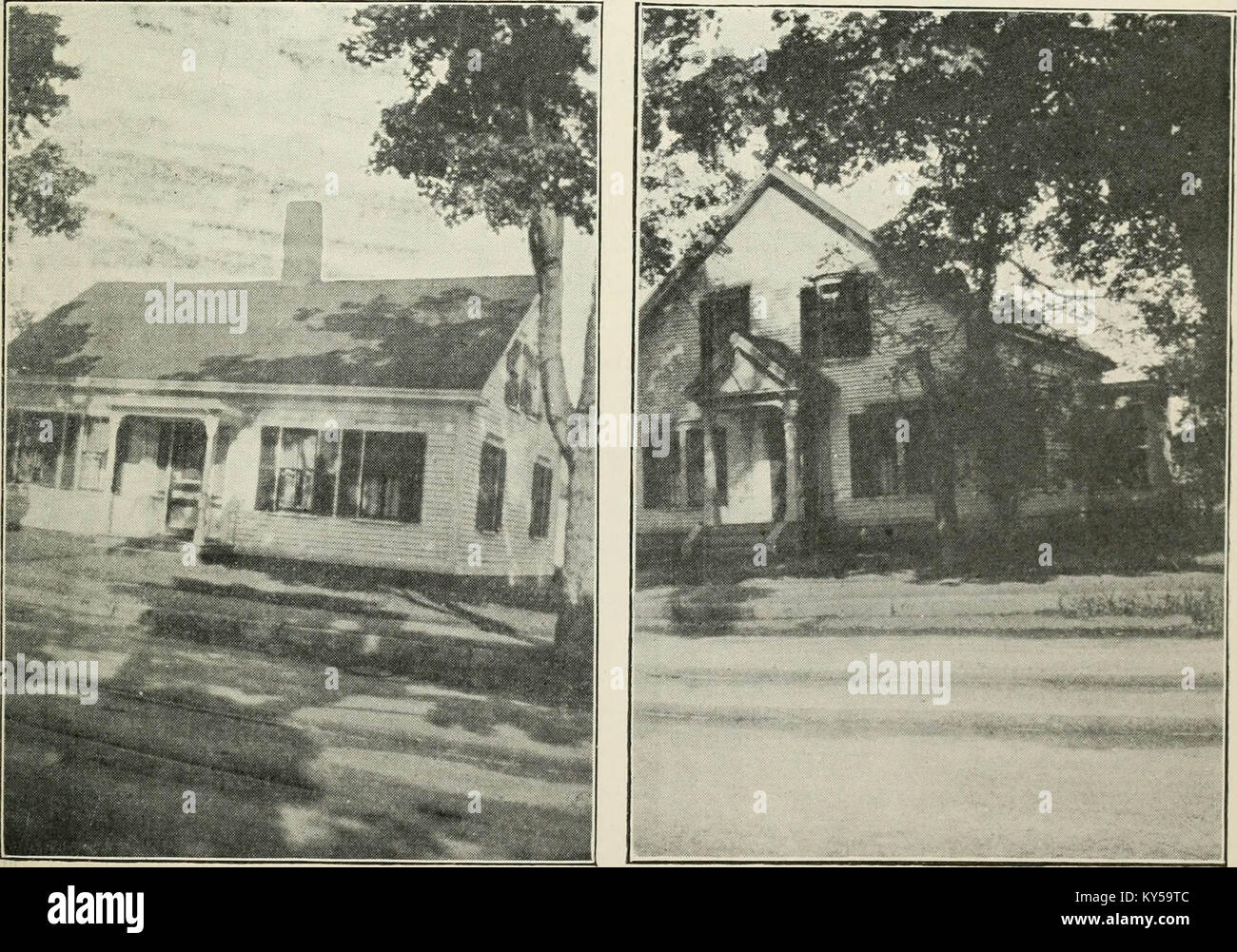 "Lakeport las antiguas casas;' (1917 Fotografía de stock Alamy