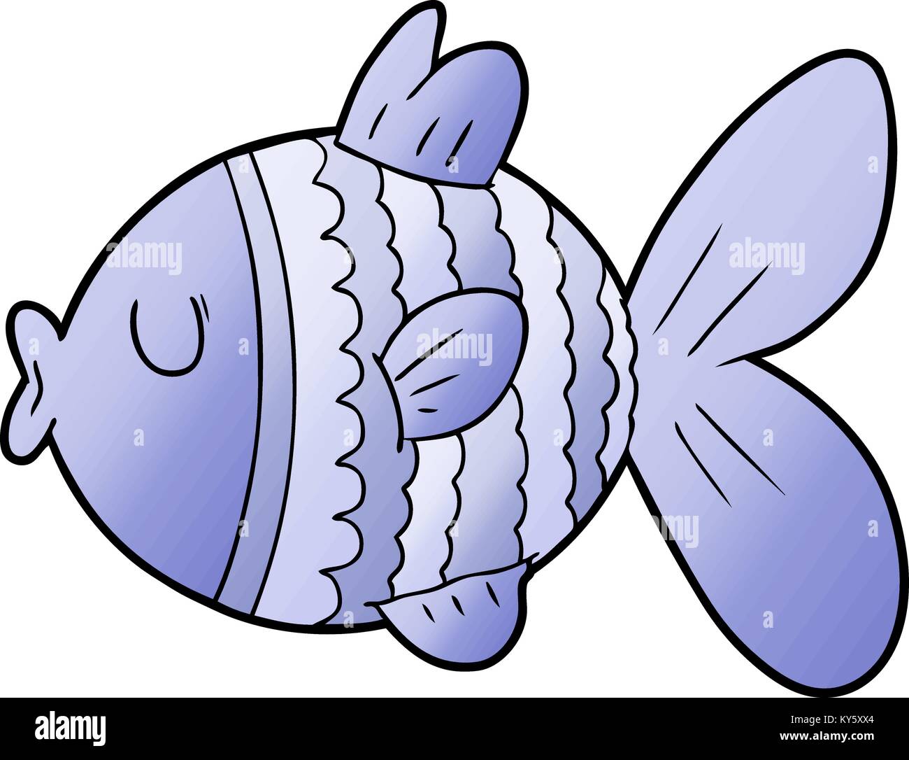 dibujos animados de peces Imagen Vector de stock - Alamy