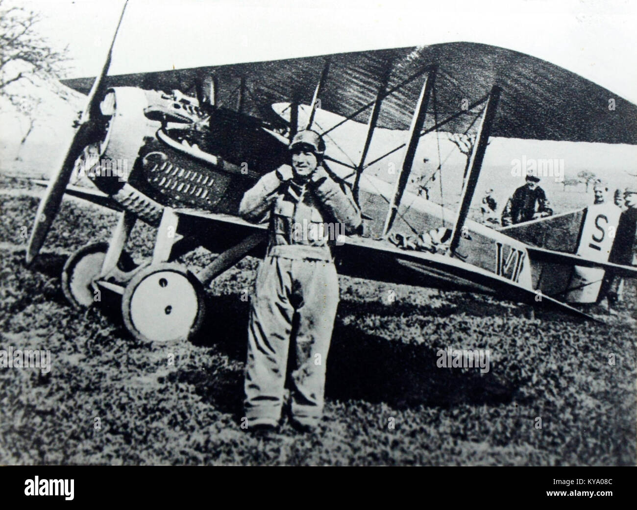 René Fonck Spad XIII Spa 103 en 1918 Foto de stock