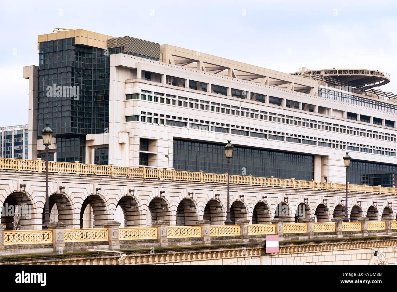 El Ministerio francés de finanzas en Bercy - Paris Foto de stock