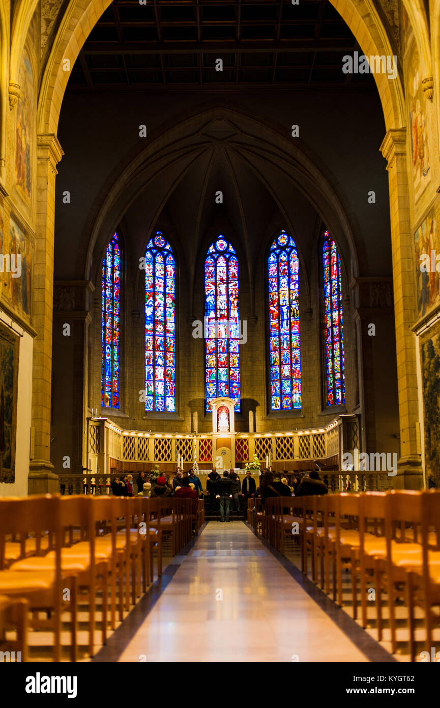 La Catedral de Notre-Dame, la ciudad de Luxemburgo, Gran Ducado de Luxemburgo Foto de stock