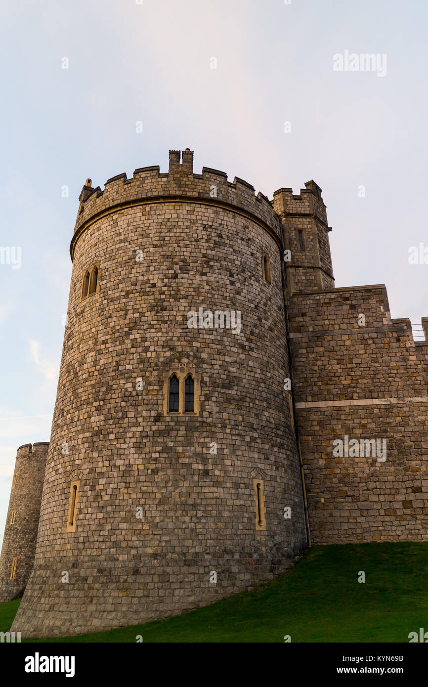 El castillo de Windsor Foto de stock