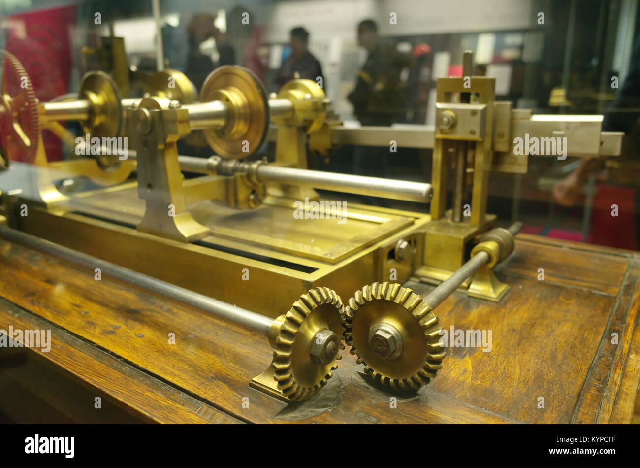 La reducción de la máquina en el Museo Británico de Londres, Inglaterra, Reino Unido. Foto de stock