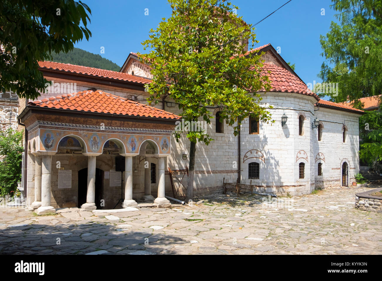 Bulagria - El monasterio de Bachkovo, Bulgaria, Europa Foto de stock