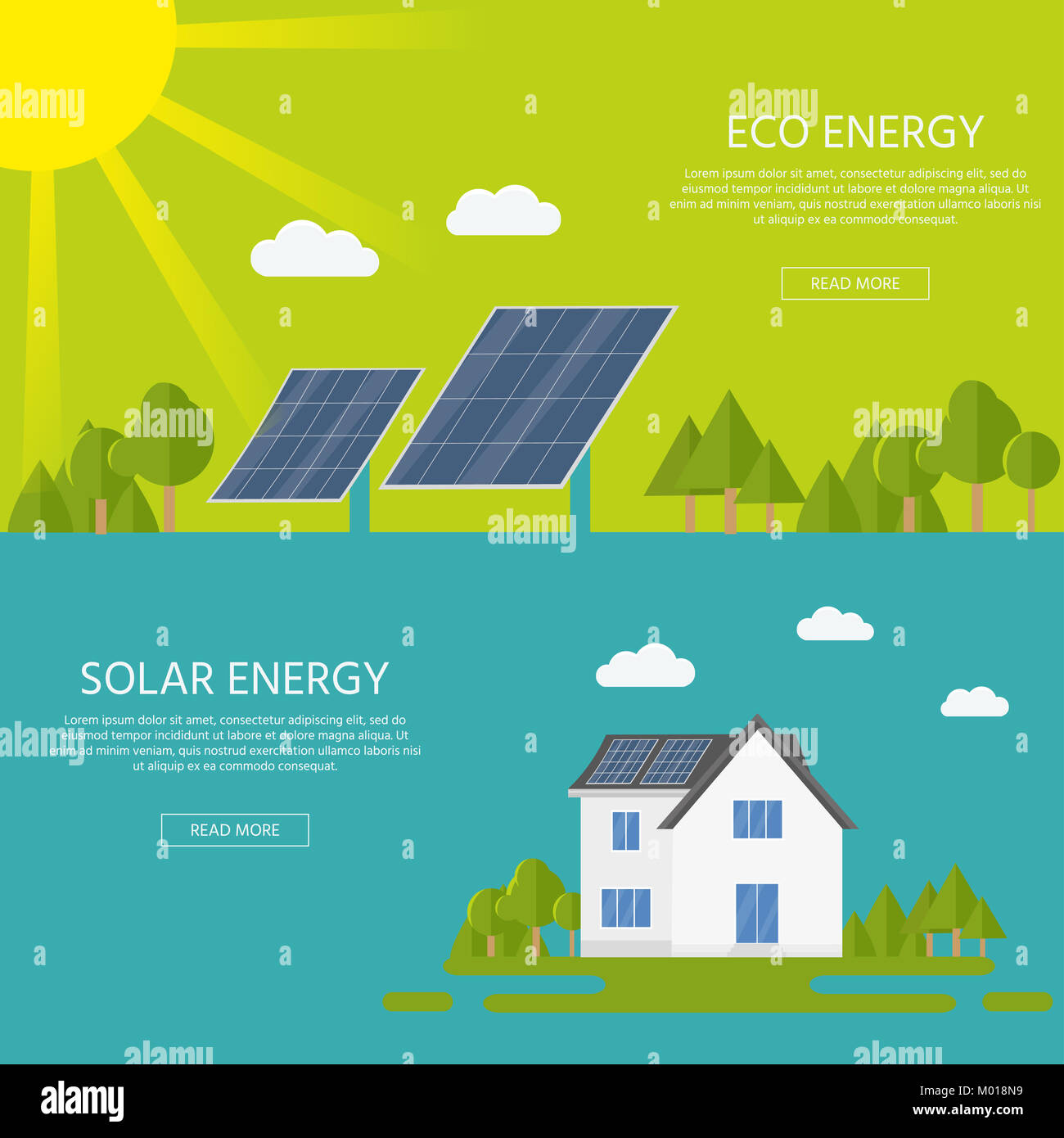 Limpiar la casa moderna con paneles solares. Energía alternativa ecológica. Infografía del Limpiar la casa moderna con paneles solares. Energía alternativa ecológica. Infografía del