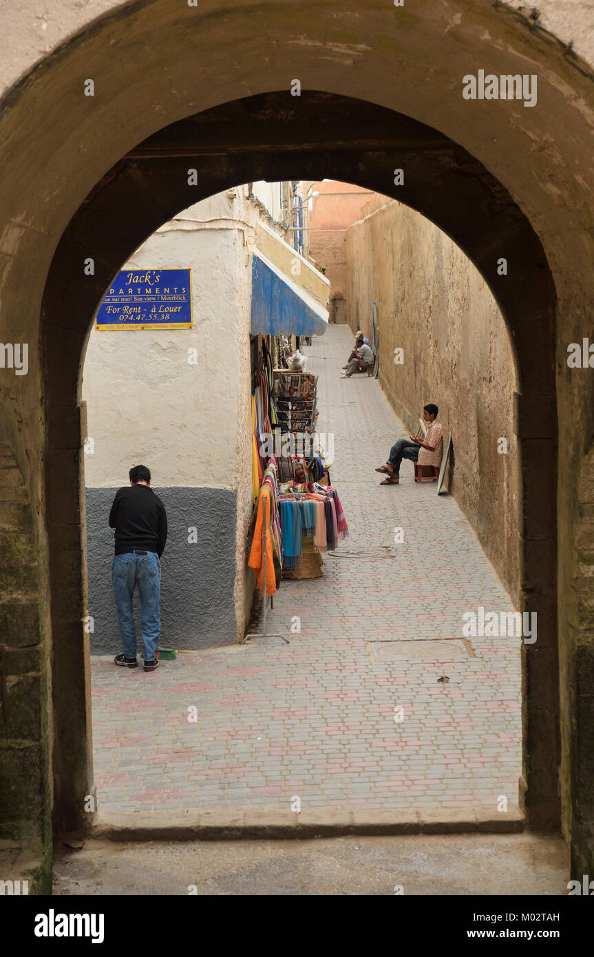 Medina de Essaouira, Marruecos, Norte de África Foto de stock