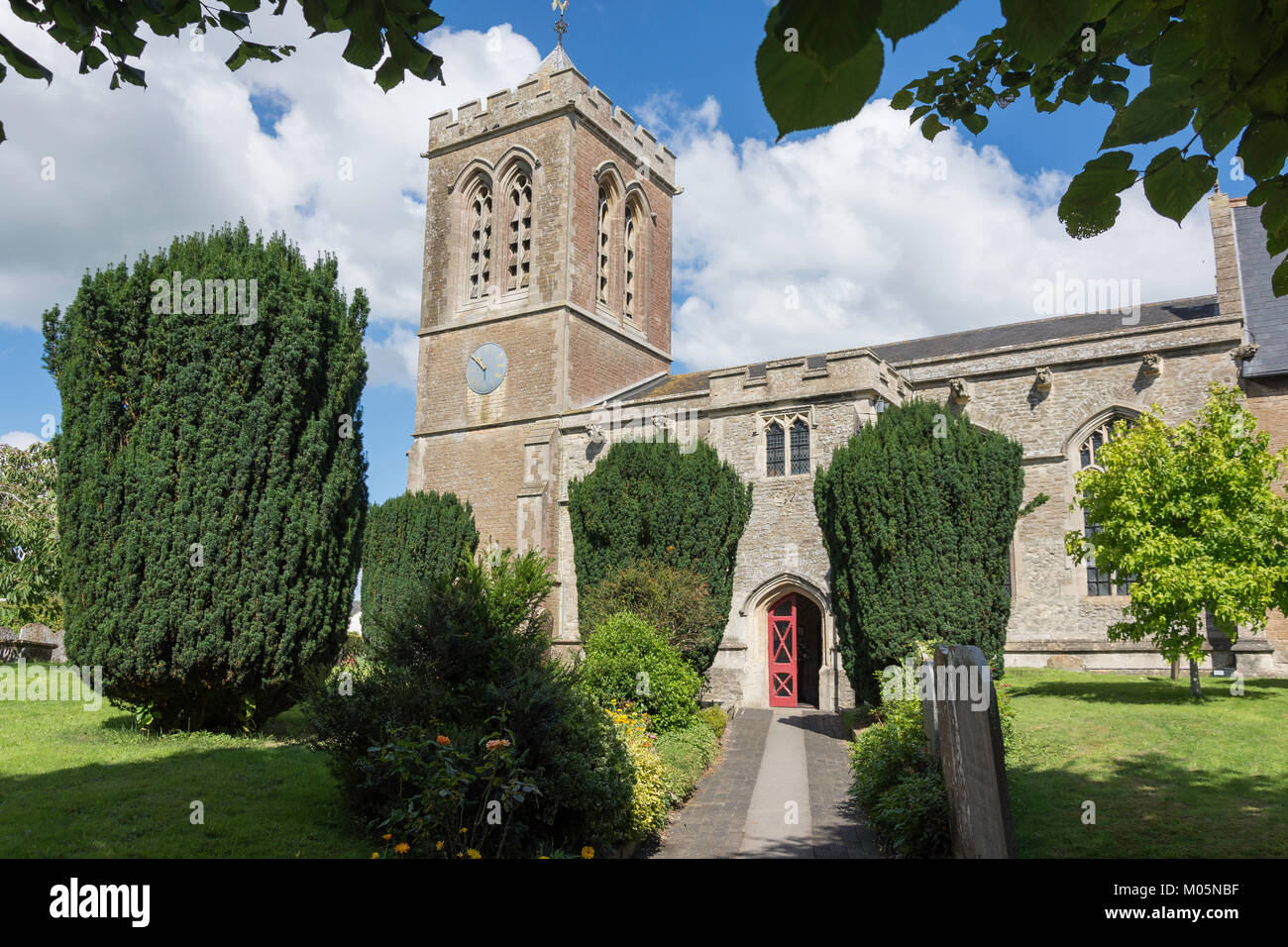 La Iglesia de San Bartolomé, Church Street, Royal Wootton Bassett, Wiltshire, Inglaterra, Reino Unido Foto de stock