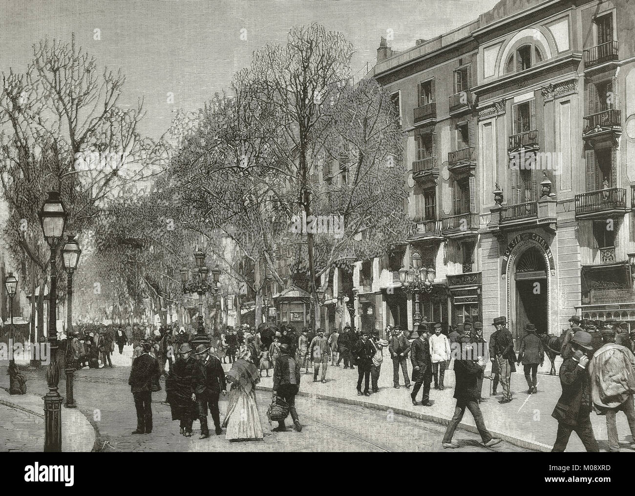 España. Barcelona. La Rambla de las Flores (Rambla de las Flores