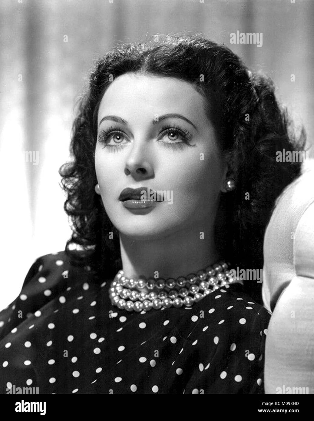 Hedy Lamarr (Hedwig Eva Maria Kiesler: 1914-2000), Publicidad, Fotografía de la actriz americana nacida austríaca tomada de la película el cuerpo celeste, 1944 Foto de stock