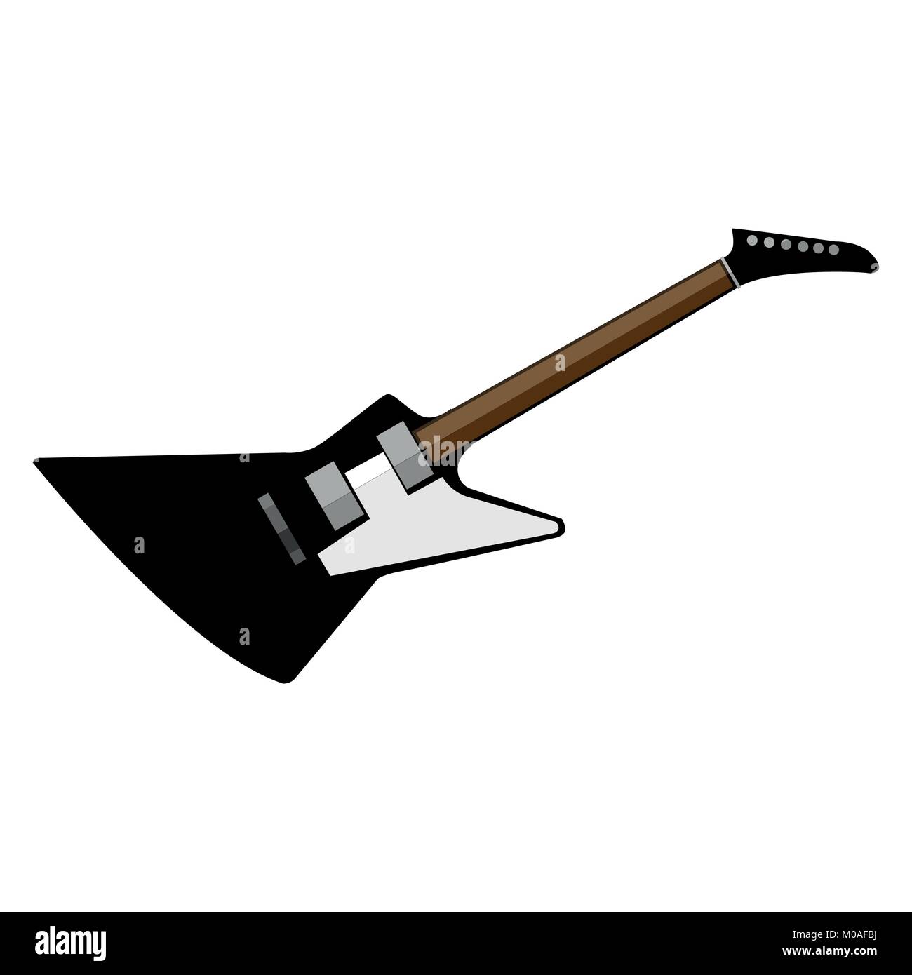 La estrella de rock de guitarra eléctrica ilustración vectorial Diseño  Gráfico Imagen Vector de stock - Alamy