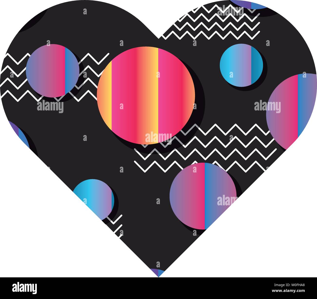 Forma De Etiqueta Corazon Diferentes Figuras Geometricas