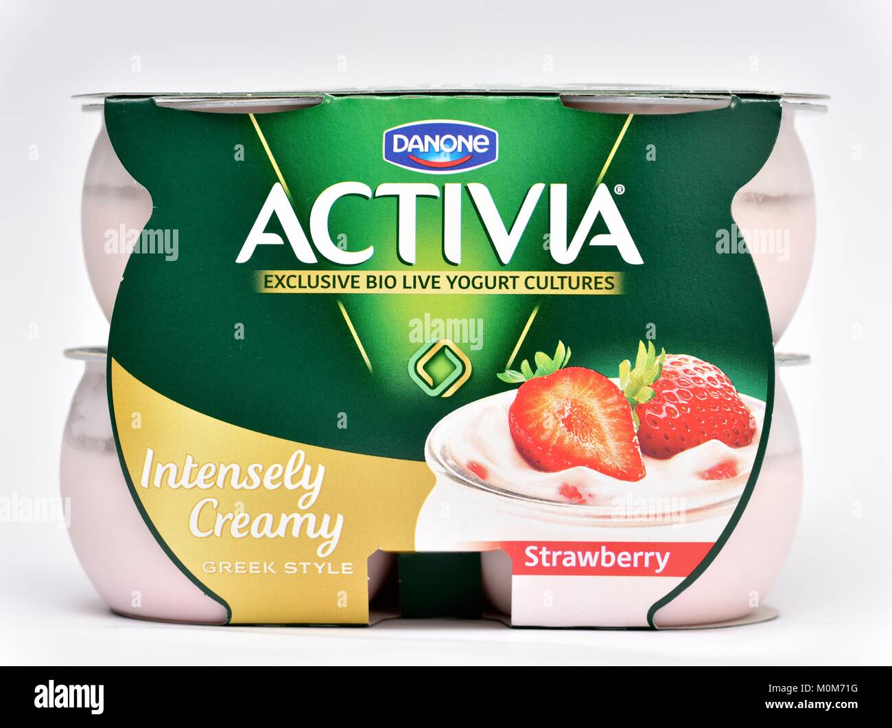 Exclusive bio live yogurt cultures fotografías e imágenes de alta