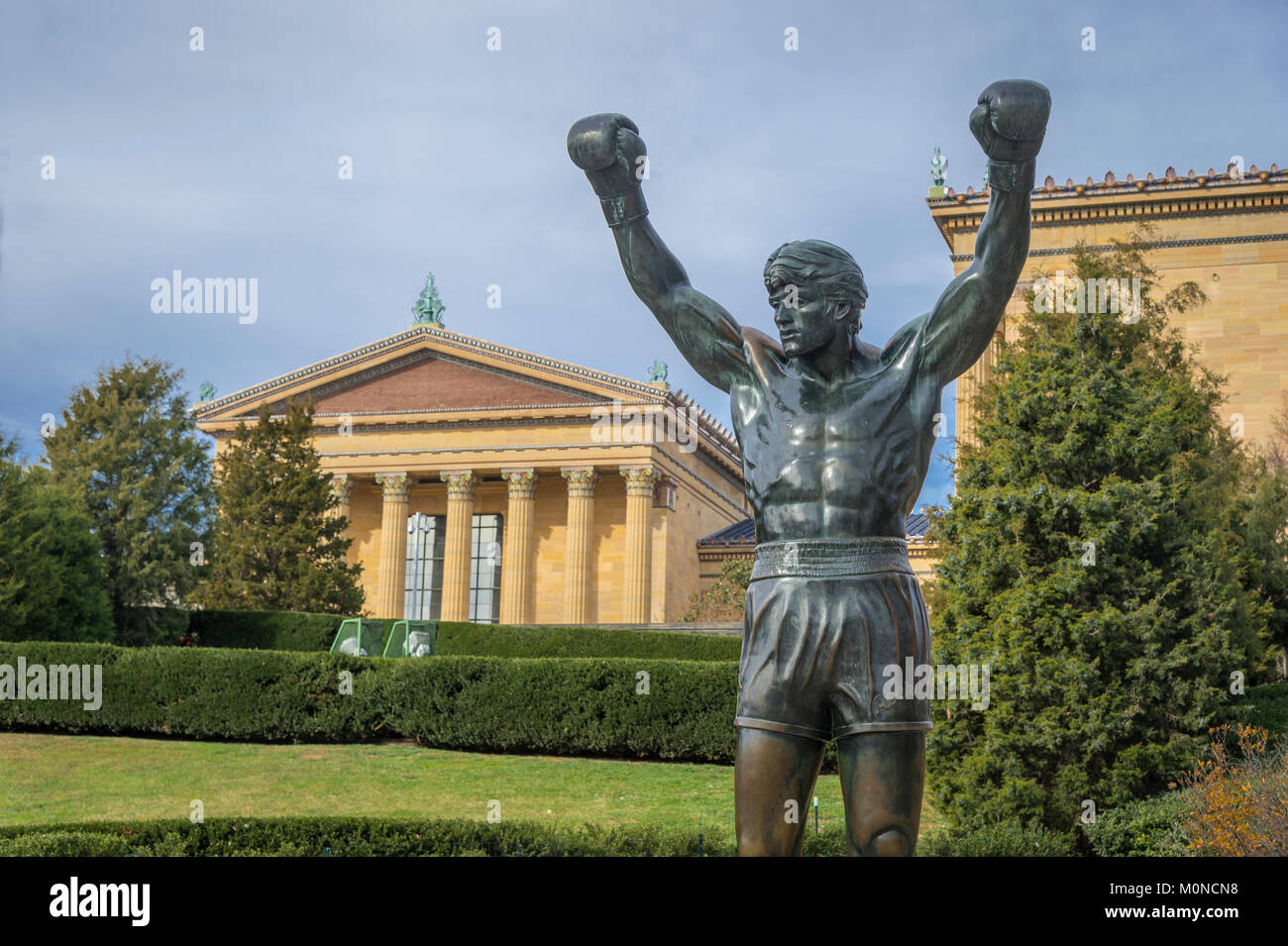 Estatua rocosa de philadelphia fotografías e imágenes de alta