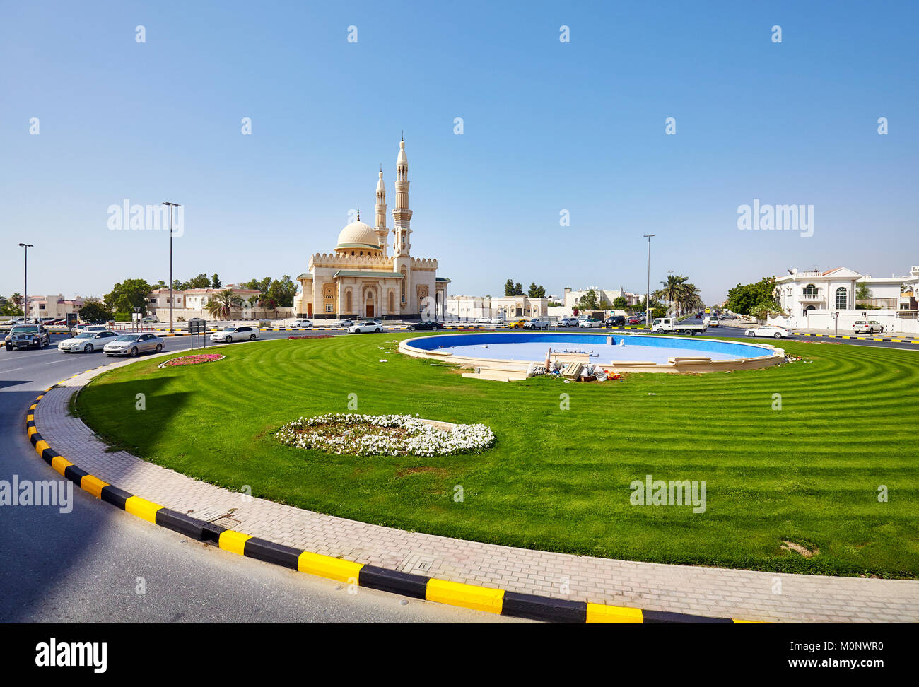 Plaza Cultural en Sharjah, Emiratos Árabes Unidos. Foto de stock