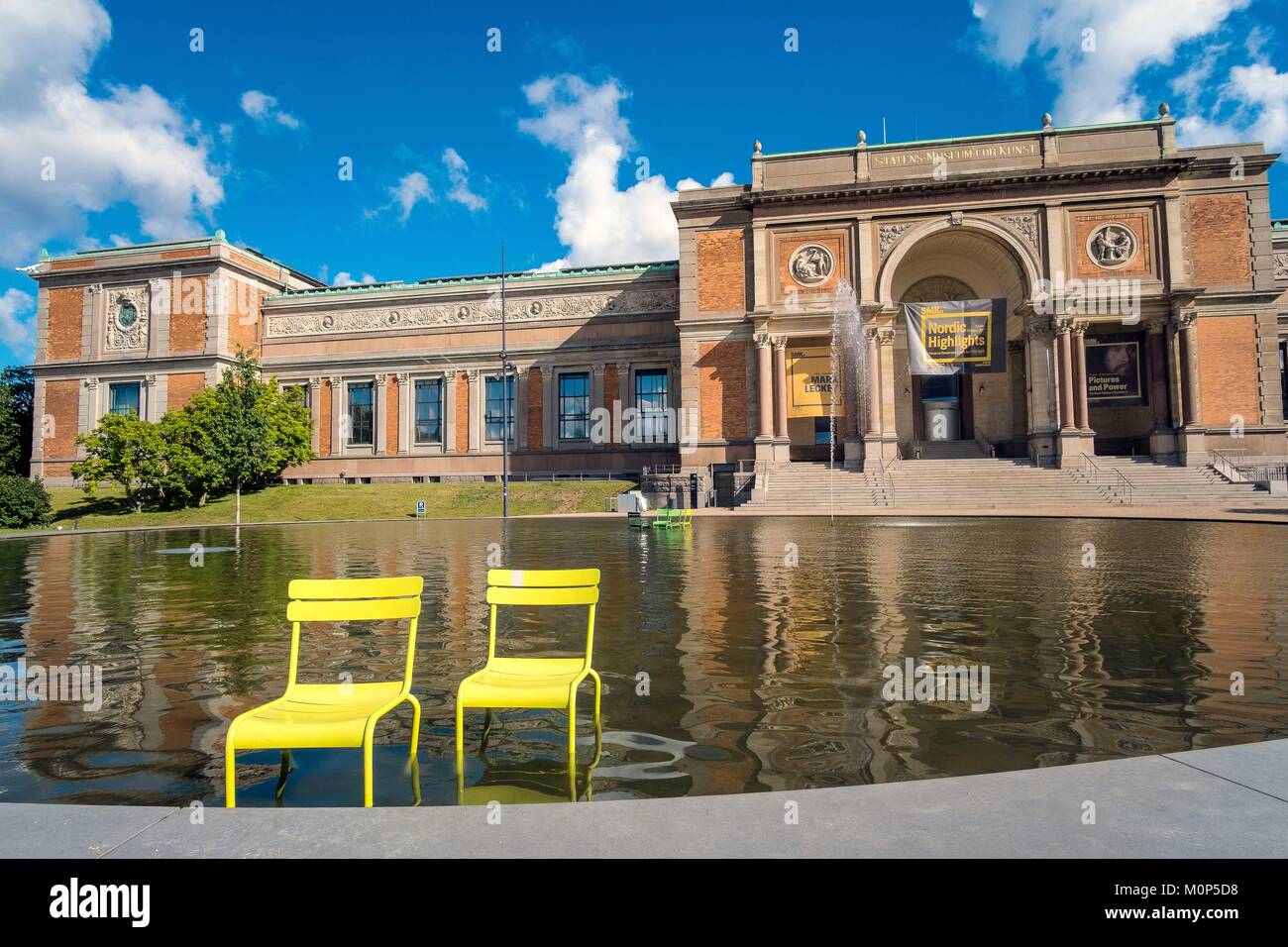Dinamarca,Zelanda, Copenhague, Statens Museum for Kunst (Museo Nacional de Bellas Artes) Foto de stock