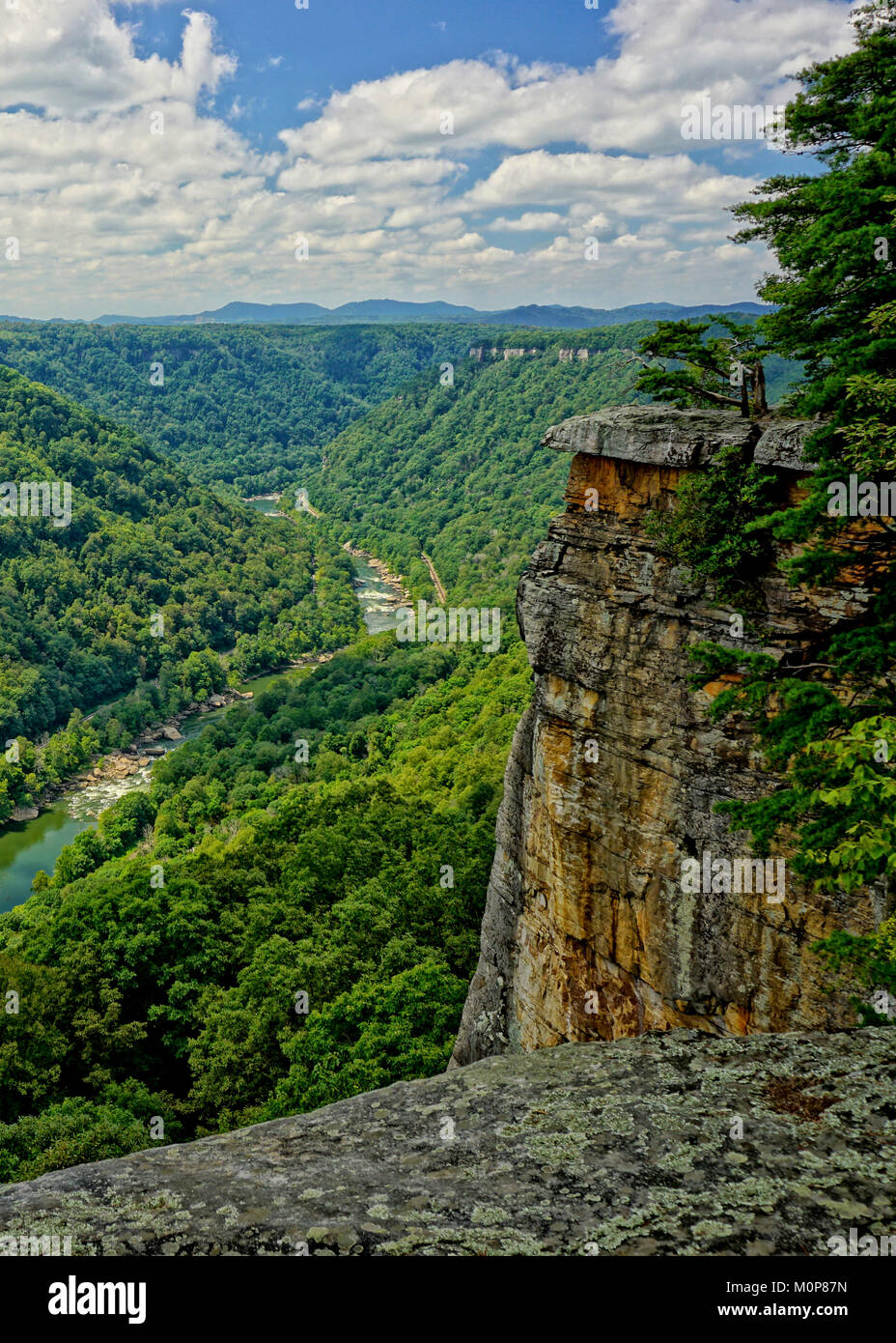 New River Gorge de belleza Mountain West Virginia Foto de stock