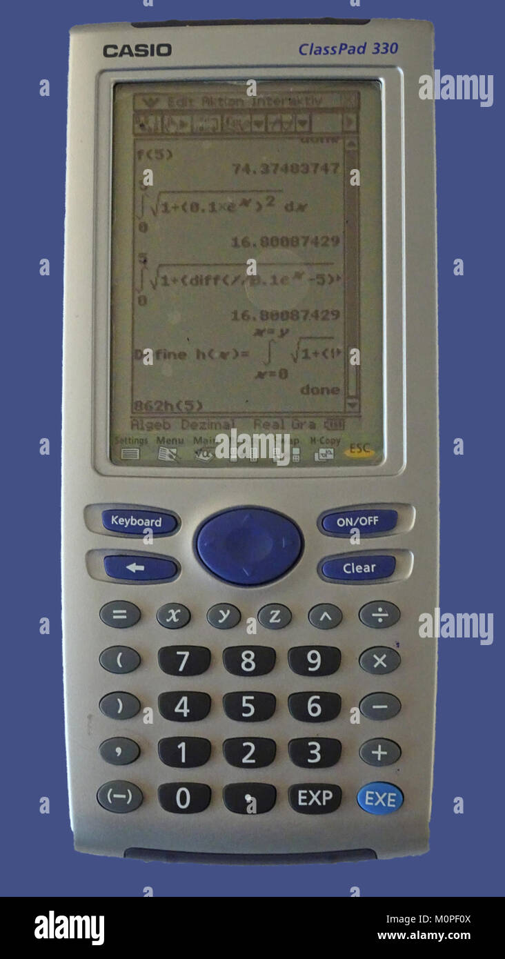 Casio ClassPad 330 Fotografía de stock - Alamy