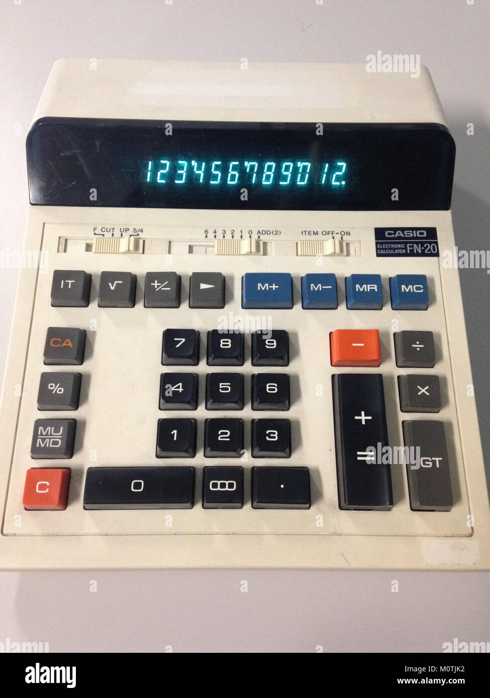 Casio FN-20 calculadora electrónica Fotografía de stock - Alamy