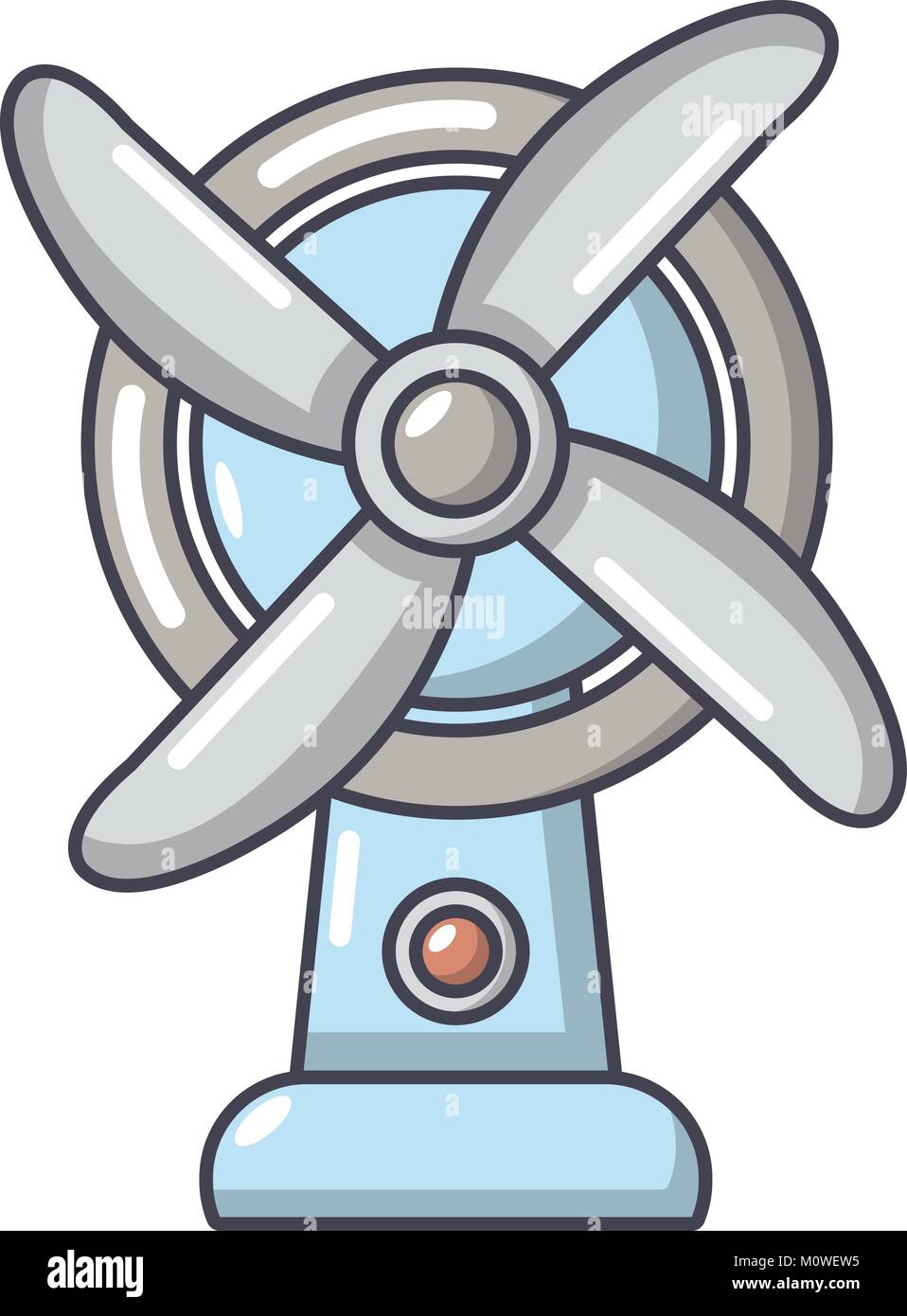 Icono de ventilador, estilo de dibujos animados Imagen Vector de stock -  Alamy