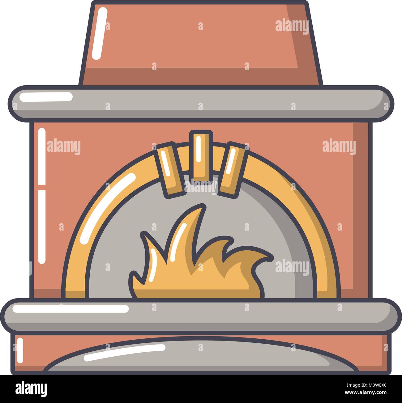 Icono de alto horno, estilo de dibujos animados Imagen Vector de stock -  Alamy