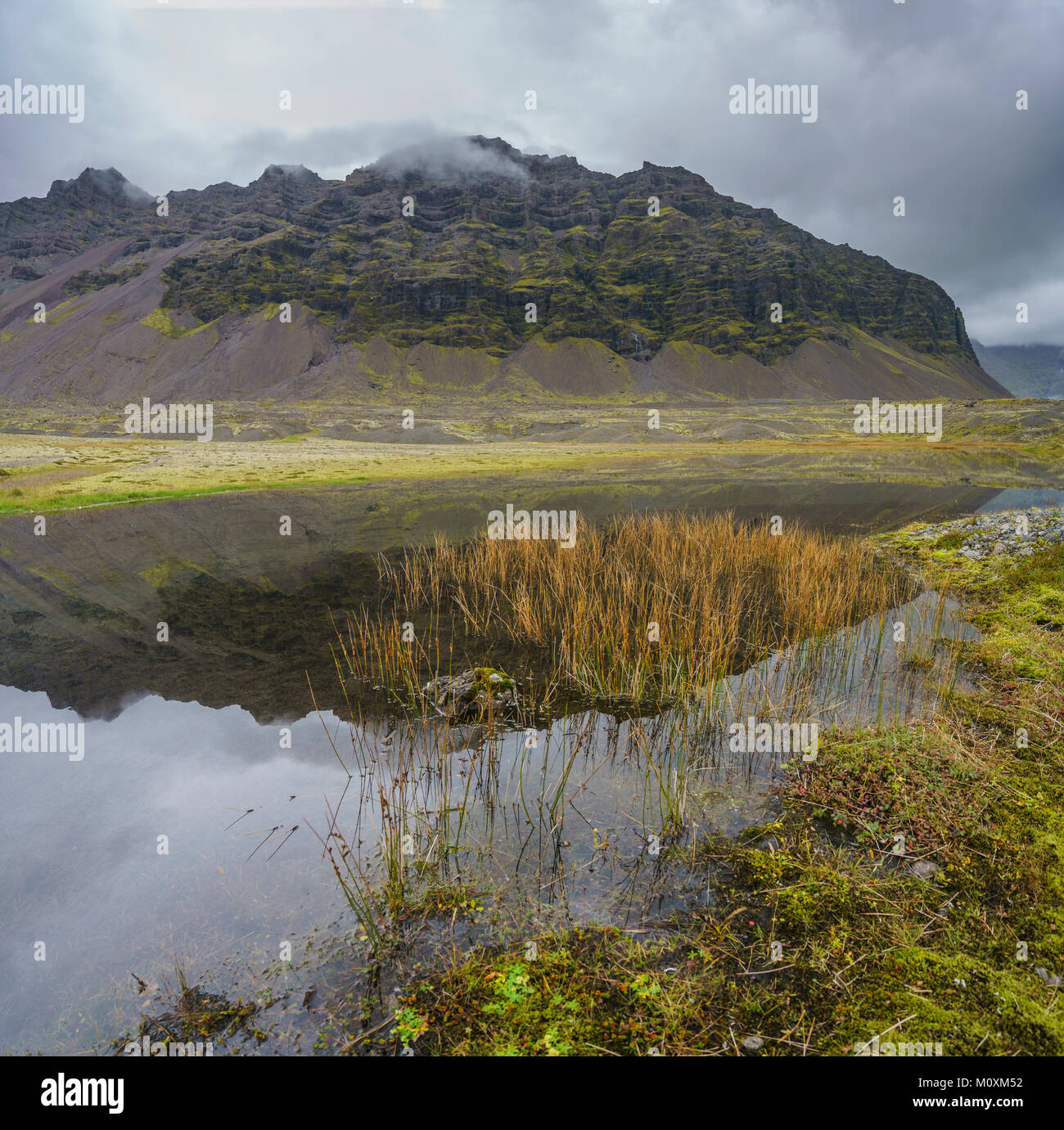 Mundo Natural, Zona de glaciares, Glaciar Breidamerkurjokull, Islandia Foto de stock