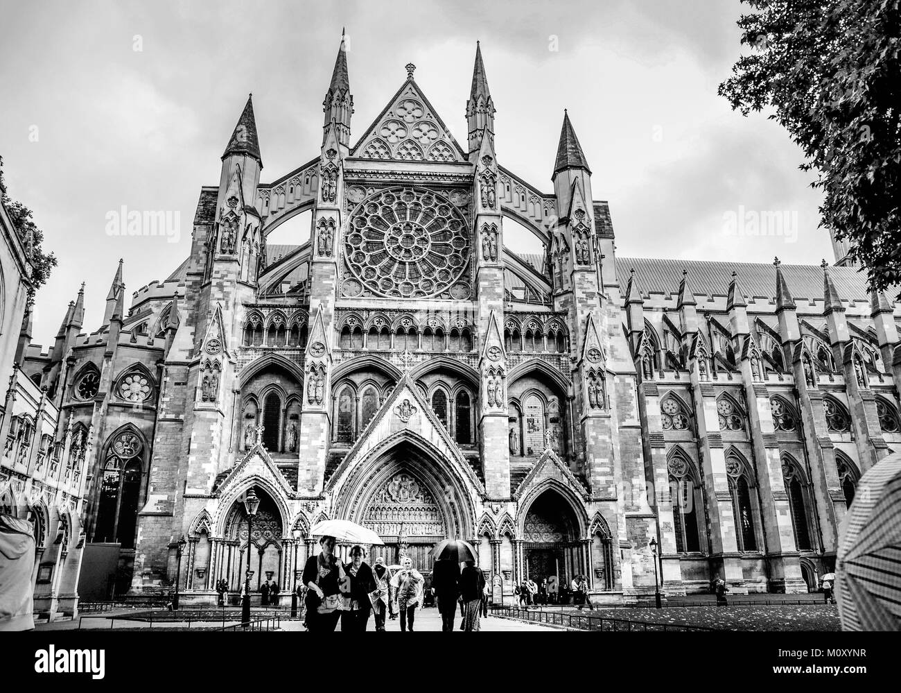 La Abadía de Westminster Londres Foto de stock