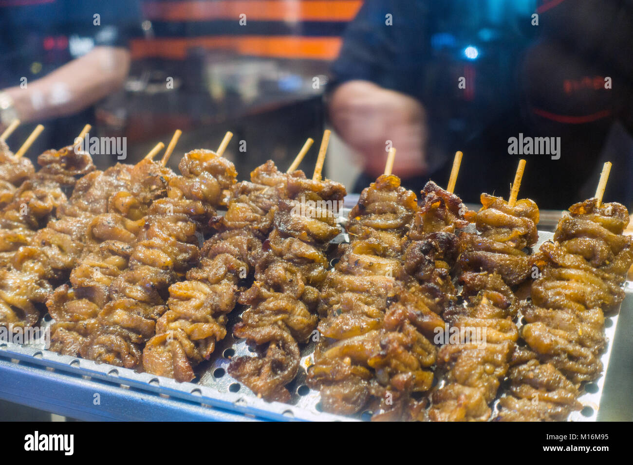 Los alimentos callejeros de Hong Kong Foto de stock