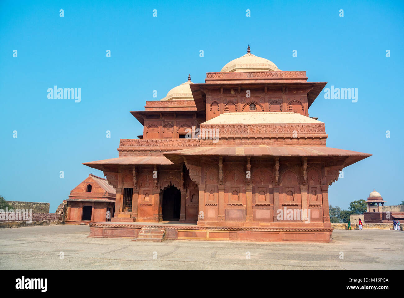 fatehpur sikri, Uttar Pradesh, Agra, India, 27th de enero, 2017: La arquitectura de la Casa de Birbal Foto de stock