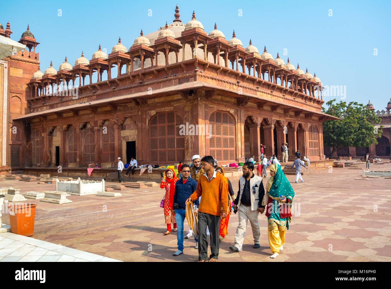 fatehpur sikri, Uttar Pradesh, Agra, India, 27th de enero, 2017: La arquitectura de la Tumba del Khan del Islam Foto de stock