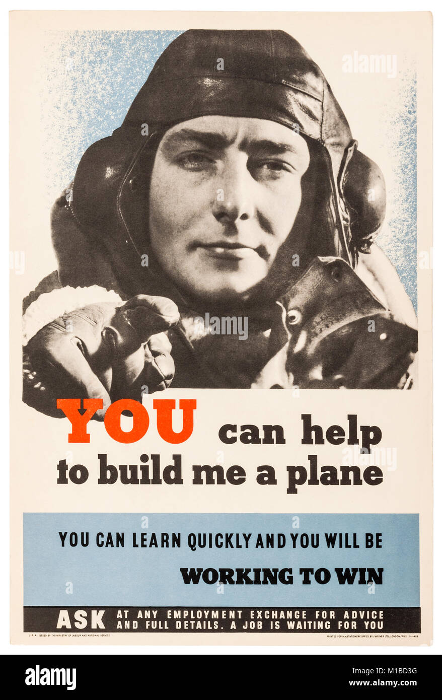 La Segunda Guerra Mundial británica carteles de propaganda Foto de stock