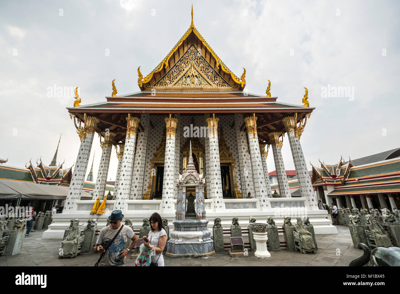 Templo de Wat Arun en Bangkok Foto de stock