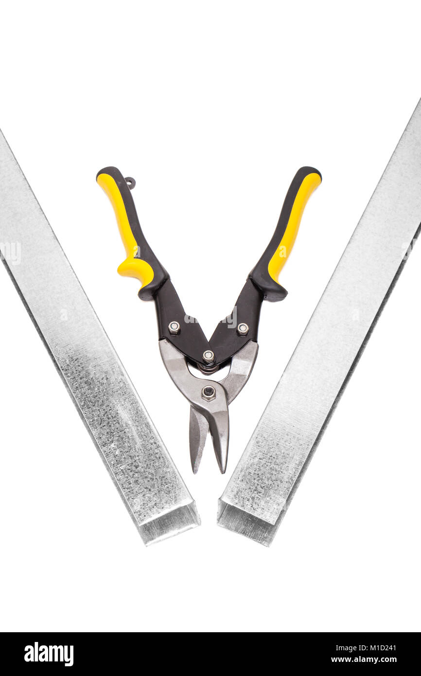 Utiliza las tijeras para cortar metal Fotografía de stock - Alamy