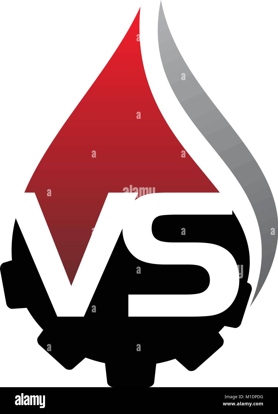 Carta VS Aceite para engranajes Imagen Vector de stock - Alamy
