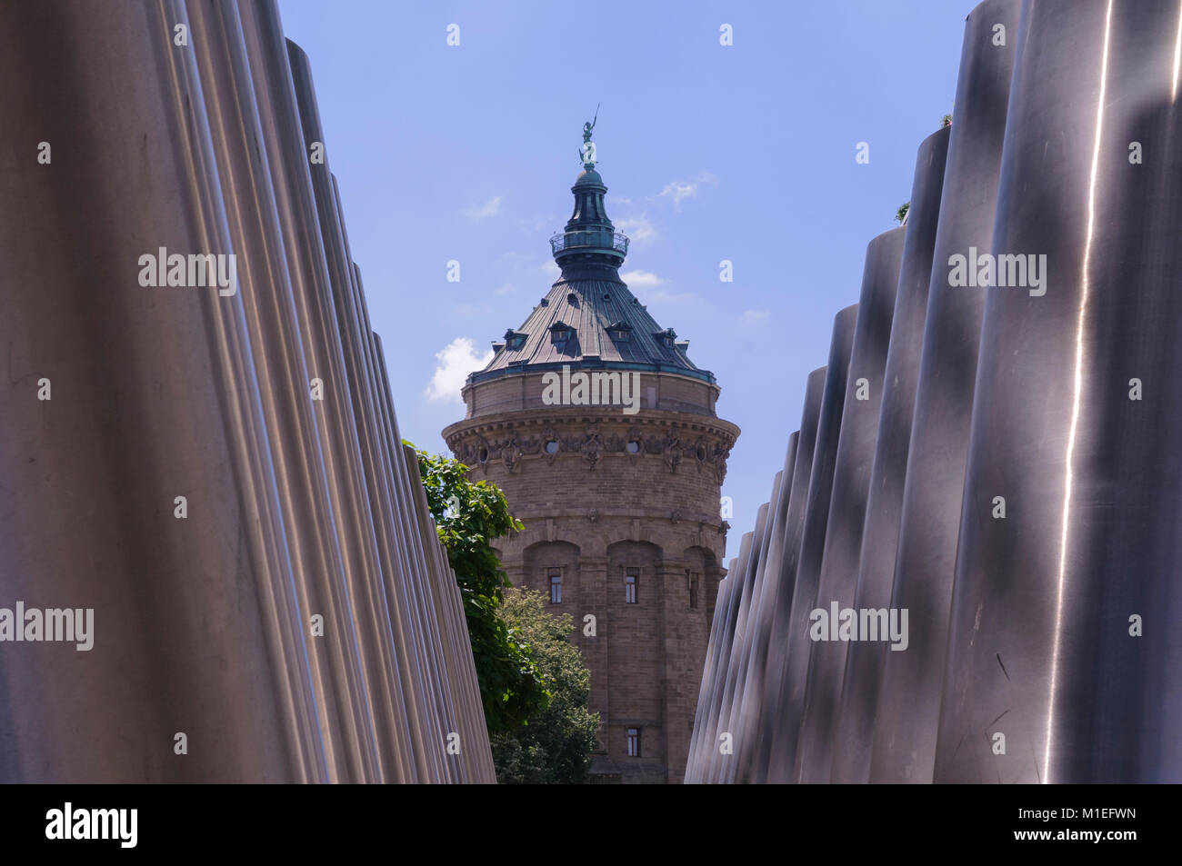 Mannheim, Wasserturm Foto de stock