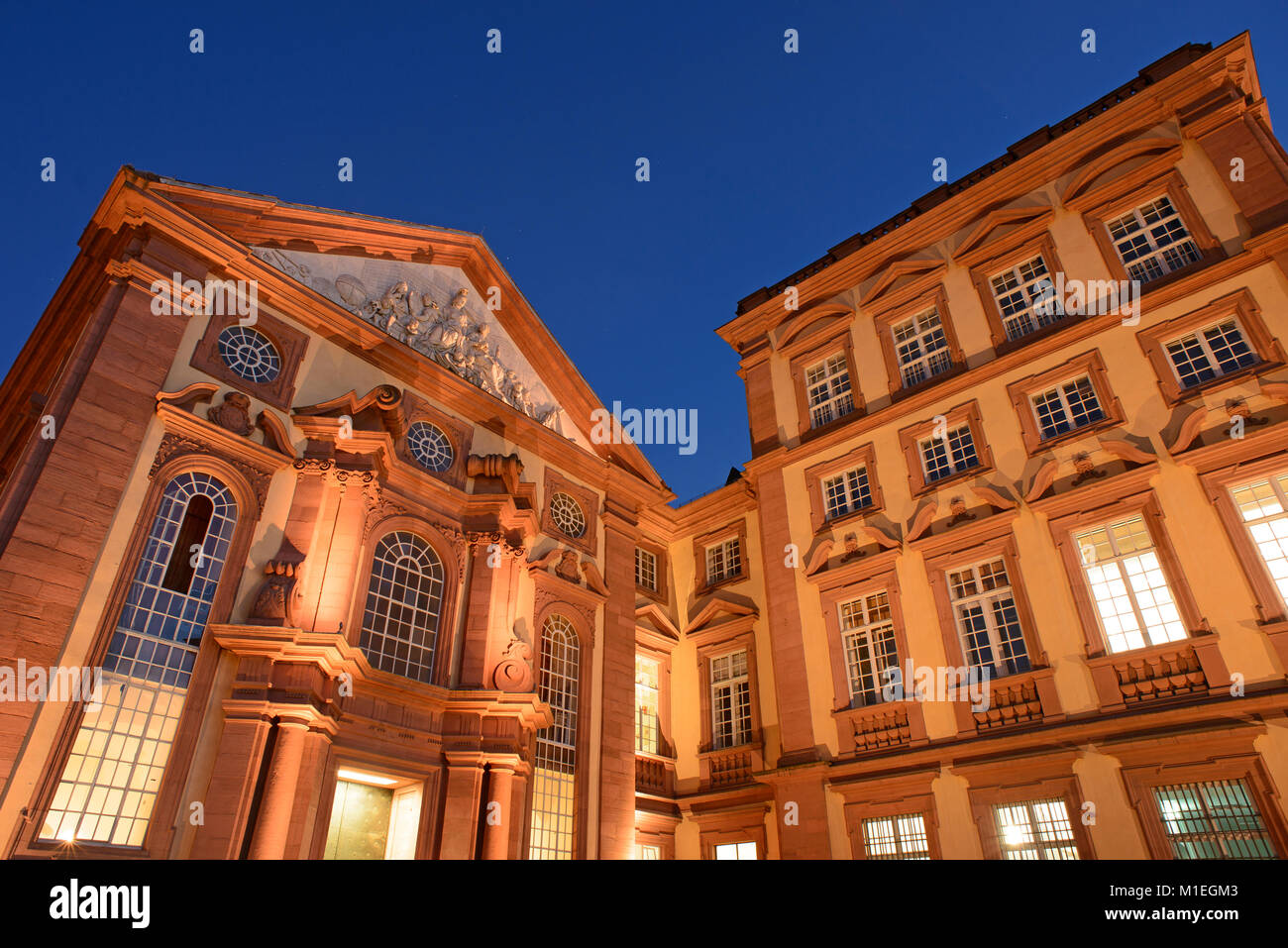 Barockschloss Mannheim Foto de stock
