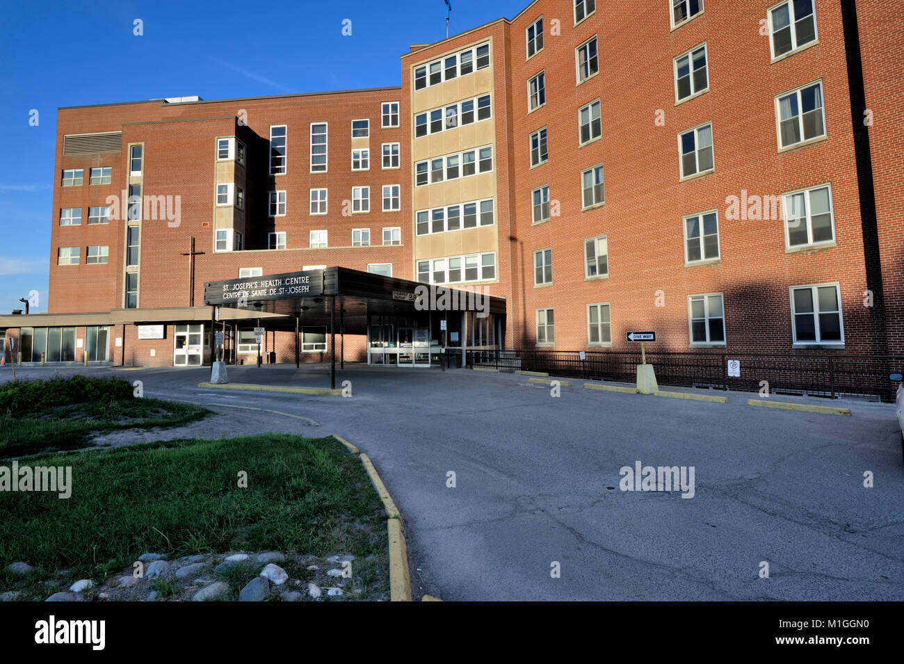 Esta es la antigua Sudbury San José centro de salud (el Hospital General de Sudbury). Ahora cerrada Foto de stock