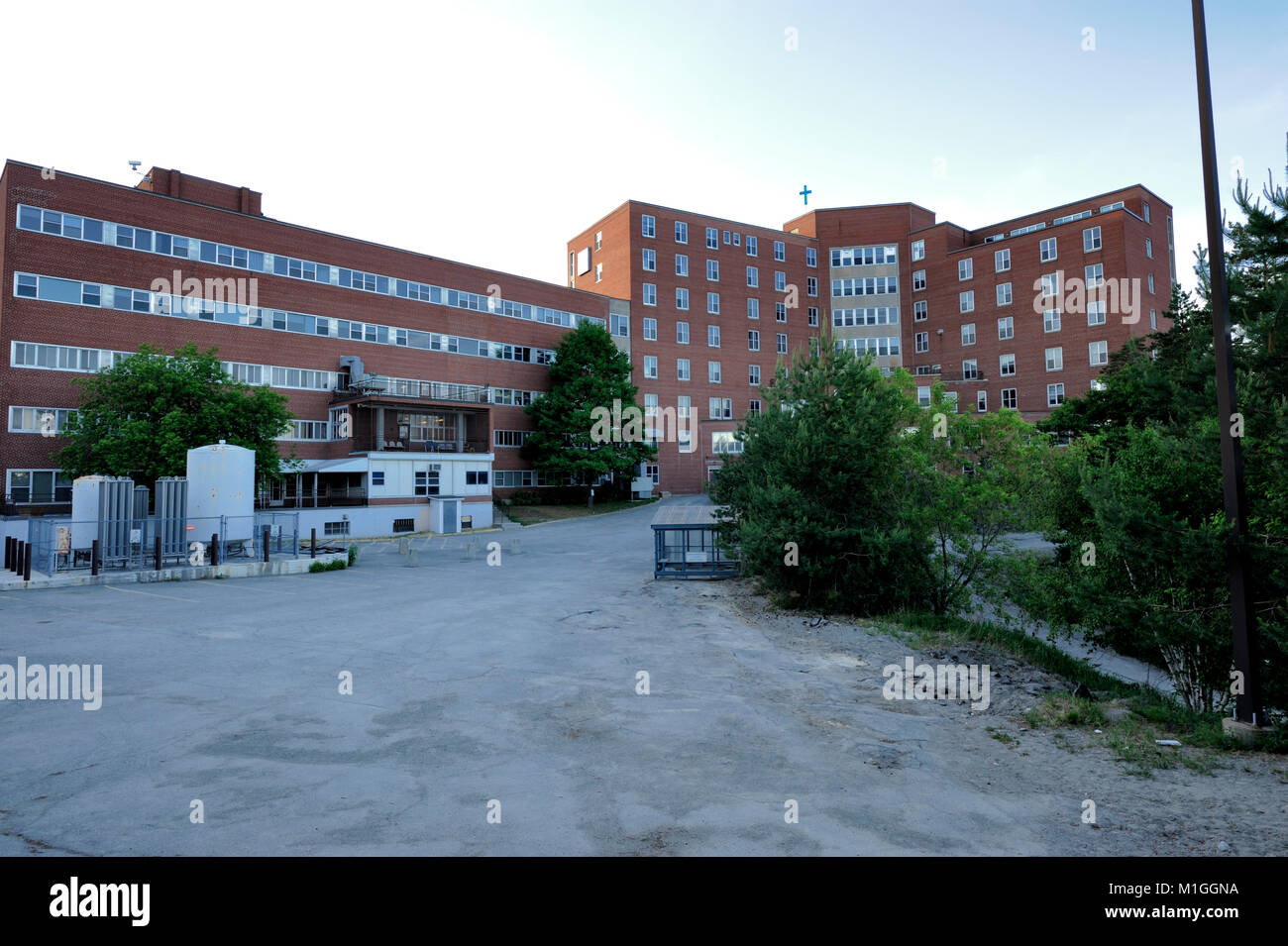Esta es la antigua Sudbury San José centro de salud (el Hospital General de Sudbury). Ahora cerrada Foto de stock