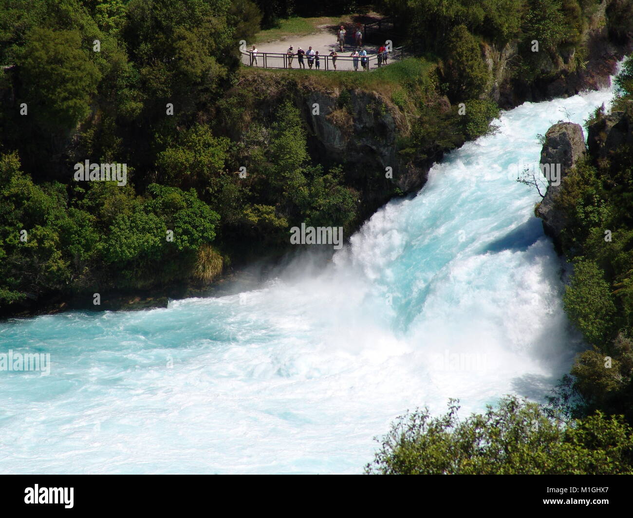 Cataratas Huka, Isla del Norte de Nueva Zelanda, Taupo. Atracción