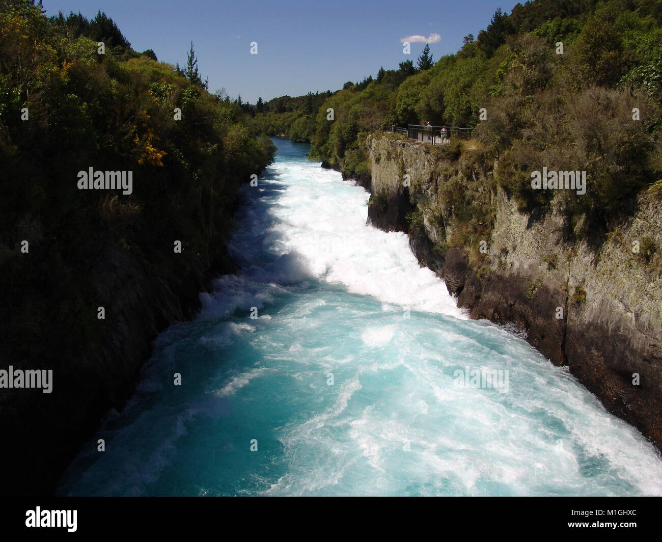 Cataratas Huka, Isla del Norte de Nueva Zelanda, Taupo. Atracción