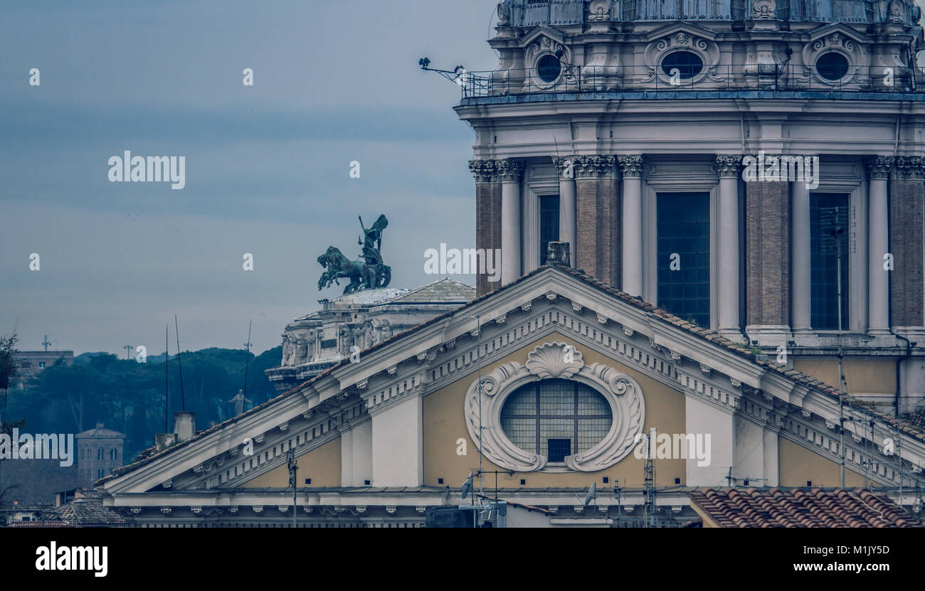 Famoso de la arquitectura de Roma Italia Roma la Ciudad Eterna Foto de stock