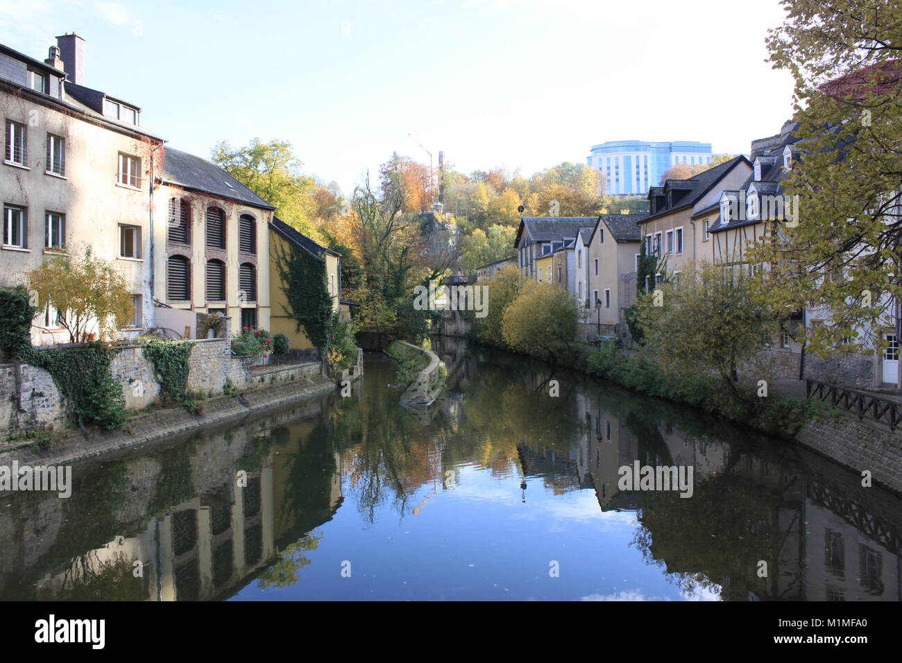 Gran Ducado de Luxemburgo, el río, Malcolm Buckland Foto de stock