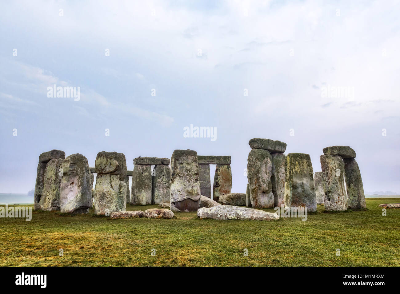 Stonehenge, Wiltshire, Inglaterra Foto de stock