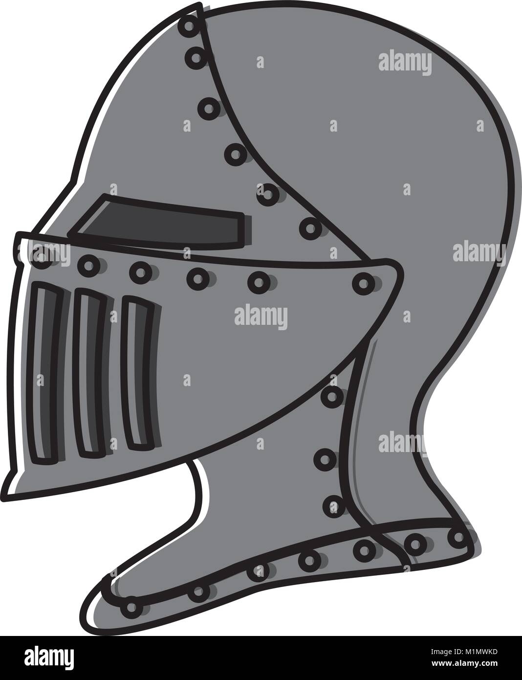 Casco de guerrero Imagen Vector de - Alamy