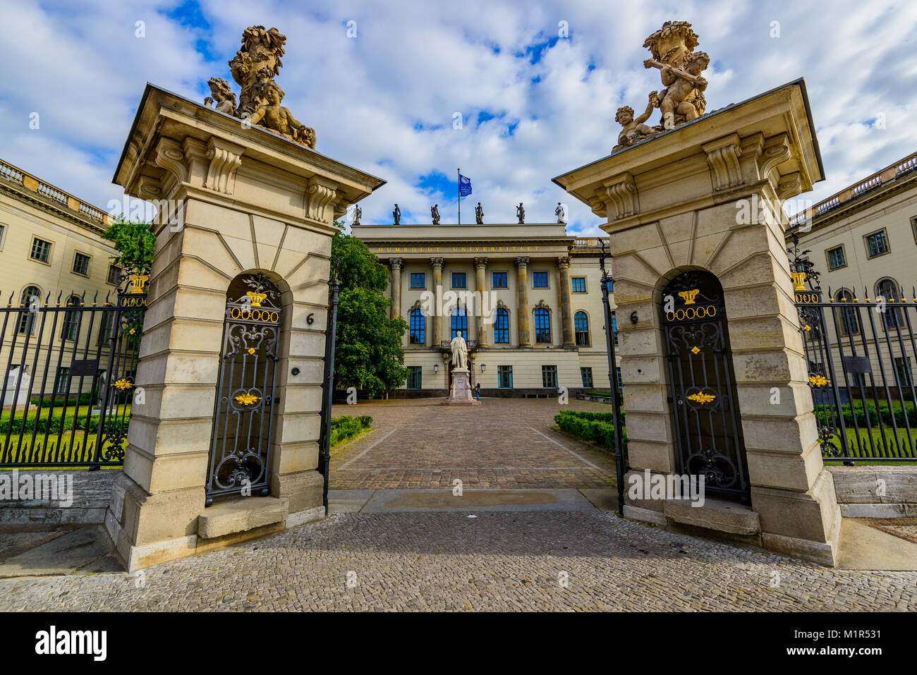 La Universidad Humboldt de Berlín, Alemania Foto de stock