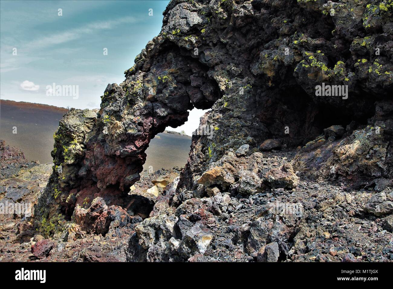 Arch encontrados en los cráteres de la Luna Monumento Nacional Foto de stock