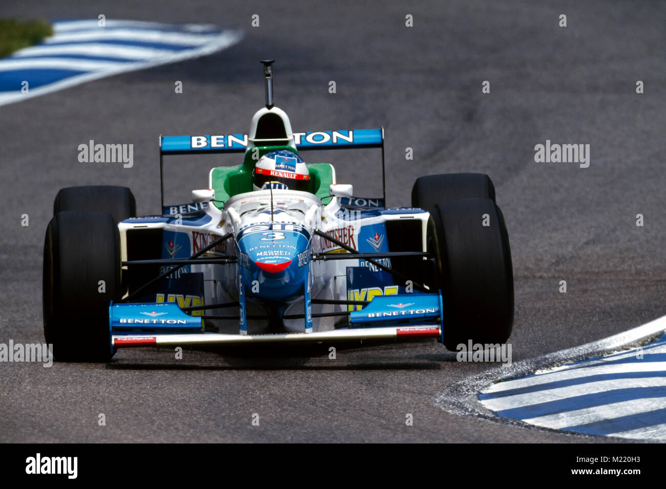 Jean Alesi, Benetton Renault, GP de Alemania, Hockenheim 1996 Fotografía de  stock - Alamy