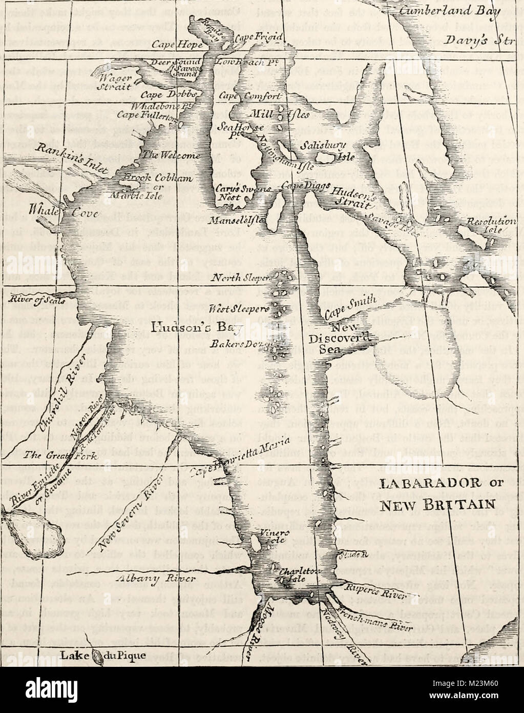 Mapa de la bahía de hudson de 1700 fotografías e imágenes de alta  resolución - Alamy