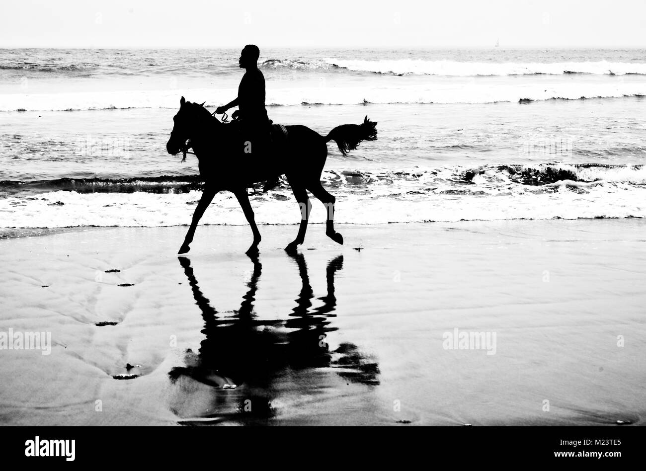 Equitación en Ghana Foto de stock